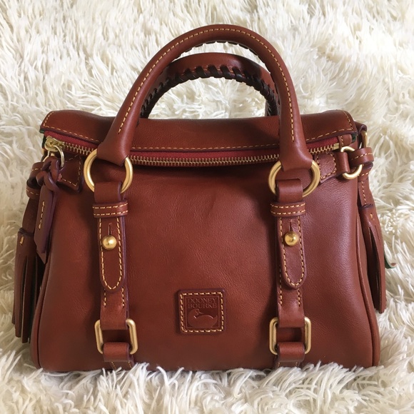 Dooney & Bourke Handbags - Dooney & Bourke Micro Florentine Satchel in Ginger